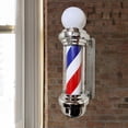 thumbnail image 4 of relayinert Barber Pole LED Light Rotating Salon Sign Light with Ball for Indoor Outdoor, 4 of 6