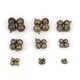 thumbnail image 3 of Campanas de bronce pequeñas de cobre, cuentas sueltas, accesorios para hacer a mano, joyería para el hogar, árbol de Navidad, árbol de fiesta, Festival, 3 of 5