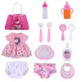 thumbnail image 1 of Set de accesorios y ropa para muñecas, 13 piezas para 43 a 50 cm, 1 of 9