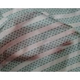 thumbnail image 4 of oneOone Silk Tabby Dark Teal Blue Fabric Stripe & Chevron Geometric Dress Material Fabric Print Fabric By The Yard 42 Inch Wide, 4 of 4