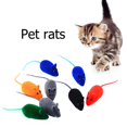 thumbnail image 4 of Peggybuy Pet Kitten Toy Flocking Mouse Realistic Sound Plush Rubber Interactive Toy, 4 of 5