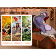 thumbnail image 3 of East doll 12V Ride on Toys with LED Screen, Electric Wiggle Car for 3-12, 2 Seater Car for Kids, Electric Car, Toddler Car, 2 Speed, Flashing Wheels, Bluetooth, Kid Ride on Car, 2.8-4.1 Mph, Purple, 3 of 8