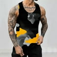 thumbnail image 2 of VBTAPA Men's Camouflage Tank Tops Athletic Fitness Undershirts Lightweight Summer Casual Beach Top Limited Time Sales of The Day Camouflage#5 L, 2 of 6