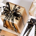thumbnail image 5 of Cififendec Graduation Satin Ribbon, 354.33", Gold Foil Printed Congrats Grad Decorative Ribbon, Smooth Fabric Ribbon for Gift Wrapping, Bouquets & Party Crafts, 5 of 5