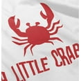 thumbnail image 5 of A Little Crabby Cranky Beach Lover Toddler Boy Girl T Shirt Infant Toddler Brisco Brands 24M, 5 of 6