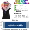 Rave Pashmina Scarf, Fashion Colorful Shawls and Wraps Soft Festival ...