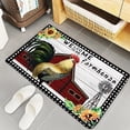 thumbnail image 6 of Harpi Welcome Mat Clearance, Big Rooster Decorative Rug In Front Of Door Rug Super Absorbent Quick Dry Rubber Backing Non Slip Machine Washable Area Rugs Super Soft Non Slip Modern Home Decor, 6 of 6