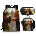 thumbnail image 2 of 3 in 1 anime backpack cartoon backpack Fashion Men Fashion Men Backpack for Outdoor Travel 3D Prints Casual bag, 2 of 10