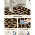 thumbnail image 5 of Fashion Sexy Animal Area Rug for Bedroom 3x5 Ft Retro Brown Leopard Print Super Soft fuzzy Throw Rug Non-Slip Fluffy Plush Indoor Floor Carpet for Living Room Nursery Home Decor, 5 of 8