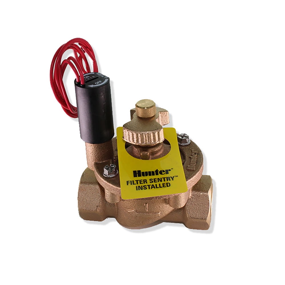 Hunter IBV Brass InLine Valve with Flow Control 1 in. FPT IBV101G