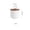 White, variant on Rock Pattern Ceramic Storage Jar - Airtight Kitchen Canister for Tea, Coffee, Sugar, and Grains