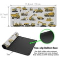 thumbnail image 6 of Big Mouse Pad Yellow, Keyboard Mouse Pads Computer Mats, Big Gaming Mouse Pad Waterproof Non-Slip Rubber Base, 35.4 X 15.7 inch for Work/Game/Office/Home Large Construction Equipment, 6 of 6