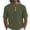 Army Green, variant on Mens Button Henley Shirts Solid Color Short Sleeve Loose Fit Tops Summer Fashion Beach Vacation Clothes for Daily Wear Army Green M