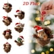 thumbnail image 1 of Adornos Navideños de Animales, Estampados de Animales para Árbol de Navidad, Adornos Acrílicos, Decoraciones de Animales Del Bosque, Navidad, 1 of 7