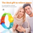 thumbnail image 3 of Pulsera antiestrés para niños y adultos juguete sensorial de descompresión con Tmvgtek burbujas y hoyuelos ideal para regalo novedad, 3 of 8