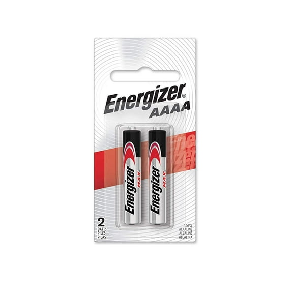 Energizer Alkaline Batteries AAAA 2 Battery Count - Packaging May Vary