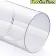 thumbnail image 4 of Decorative Style Of Clear Plastic Apothecary Jars, Functional Beauty For Vanity Makeup Organizer, 4 of 8