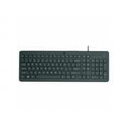 HP 150 Wired Keyboard - Cable Connectivity - USB Type A Interface - PC 664R5AA#ABL