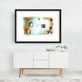 thumbnail image 2 of Feminine W iles Series Three #5 - Mixed Media Abstract Modern Art Surrealism Pastel Minimalist Black Framed Wall Art Print 16 x 24 inches, 2 of 4