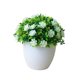 thumbnail image 3 of Plantas artificiales falsas modernas con decoración de de blanco Sunnimix florero flores de imitación en maceta, 3 of 6