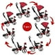 thumbnail image 2 of Triciclo Evolutivo Para Niños Tipo Carriola Asiento 360° 7 En 1 Luz Y Sonido Rojo, 2 of 5