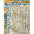 thumbnail image 6 of Jill Zarin Outdoor Collection Area Rug - Cape Town (7' 10" x 10' Rectangle Yellow and Aqua/Light Blue), 6 of 11