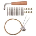 thumbnail image 1 of 10Pcs Tuning Pin Nails&10Pcs Rivets,with L-Shape Tuning Wrench,10 String Laiyaqin String for Lyre Harp String Instrument, 1 of 8