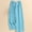 Blue women wide leg plaid pants a1, variant on Cagogo Women's Wide Leg Elastic Waist Plaid Casual Lounge Pants Loose Regular Fit Long Palazzo Pajama Pants Soft Cozy Sleepwear, Blue Free Size