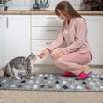 thumbnail image 3 of Gray Christmas Tree Pattern Kitchen Rugs Sets Of 2,Anti Fatigue Kitchen Mat Rugs Non Slip Washable,Decorative Kitchen Floor Mats for Kitchen,Sink,Laundry,17"x30"+17"x47", 3 of 7
