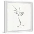 thumbnail image 2 of Marmont Hill Face Outline Framed Wall Art, 18" x 18", 2 of 6