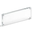 thumbnail image 2 of FixtureDisplays® Transparent Acrylic 3.5x11" Name Tag Holder Sign Holder Picture Frame Logo Block Signage High End 18606, 2 of 6