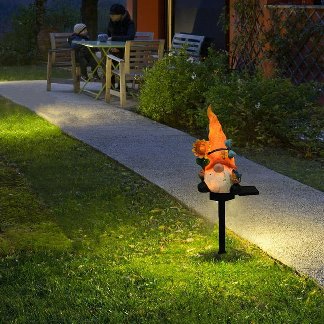Meitianfacai Solar Little Old Man Plug The Lamp In The Ground Garden Is Decorated With Solar Lights