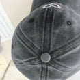 thumbnail image 5 of ZACPNCV Fashionable Boys And Girls Washed Denim Cap Baseball Cap Sunshade Hatpeaked Cap Black, 5 of 7