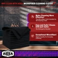 thumbnail image 2 of AIDEA Microfiber Cleaning Cloth Black 10PK, Microfiber Towels for Cars, Premium Wash Cloths, Dusting Cloth Lint Free Cleaning Rags for SUVs, House, Kitchen, Window, Cleaning Supplies12×12", 2 of 7