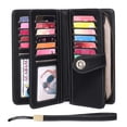 thumbnail image 2 of Billetera FALAN MULE de piel para mujer con triple bloqueo RFID, 2 of 6