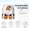 thumbnail image 6 of Picia Autumn Gnomes-1 pattern Mens Swim Trunks with Compression Liner Stretch Beach Shorts Quick Dry with Zipper Pockets No-Chafing Board Shorts-Medium, 6 of 9