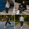 thumbnail image 3 of Lee Boys' Sweatpants - 4 Pack Basic Cozy Active Fleece Jogger Pants with Pockets (4-20), 3 of 7