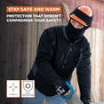thumbnail image 4 of RefrigiWear Hard Hat Balaclava - Insulated Winter Head Cover for Extreme Cold Protection, 4 of 6