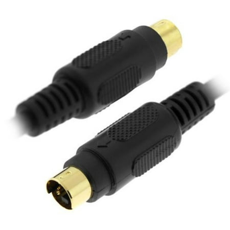 GOLD PLATED 50Ft S-Video S-VHS Cable FOR TV/HDTV/DVD/VCR/LCD By LASUS,USA