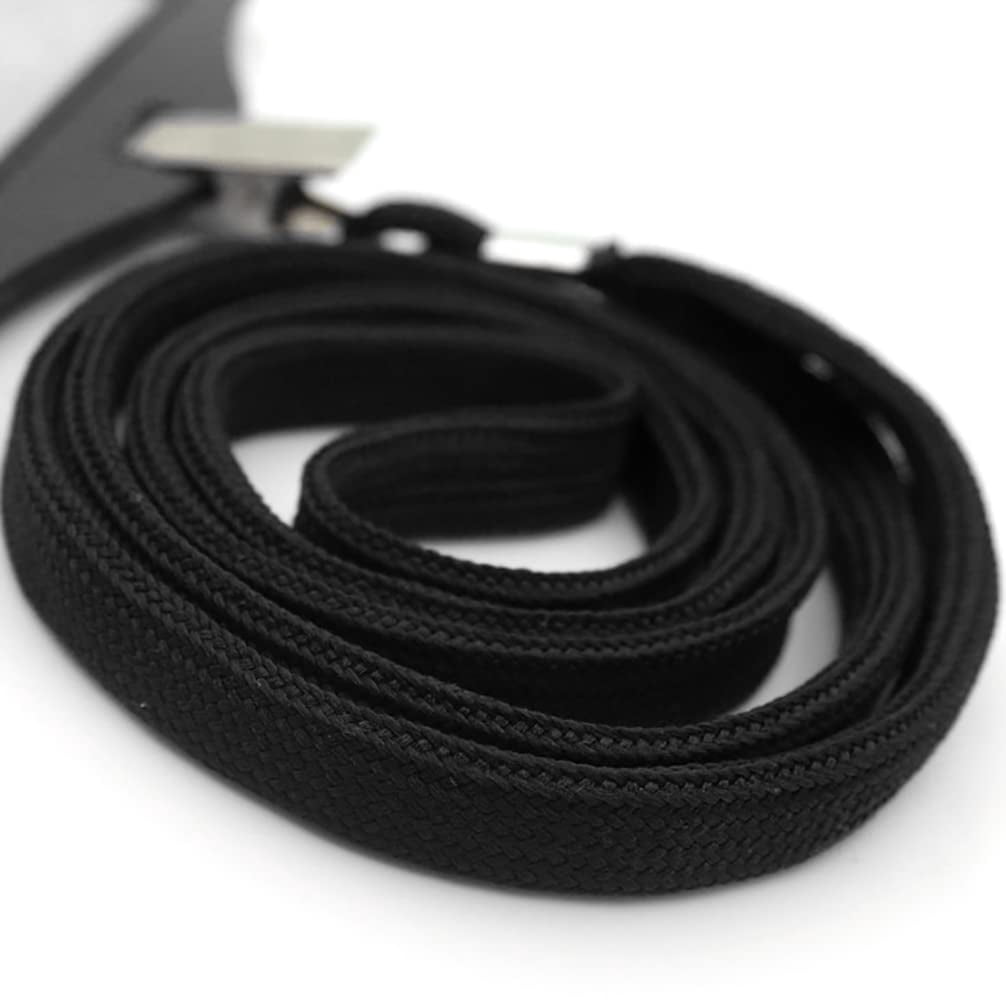 Badge Lanyards Neck Bulk Cruise Black Lanyard With Clip For Id Card Name Tags Holders (black  100 Pack)