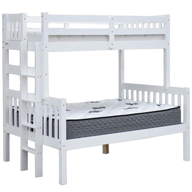 Delano Lit Superposé Échelle Simple sur Double Extrémité Blanc