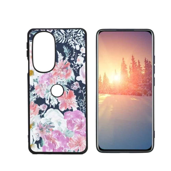 Compatible with Motorola Edge Plus 2022 Phone Case, Floral-10 Case Men Women, Flexible Silicone Shockproof Case for Motorola Edge Plus 2022
