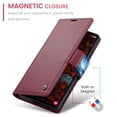 thumbnail image 4 of CaseMe Funda de Cuero para Samsung Galaxy S24 FE con Bloqueo RFID, para Samsung Galaxy S24 FE Funda para Mujer y Hombre, Tarjetero con Cierre Magnético, Funda Tipo Folio para Samsung Galaxy S24 FE, 4 of 11