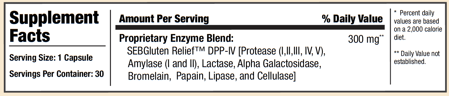 Promend Gluten Arrest, Helps Neutralize Gluten, Digest Hidden Gluten, Promotes Digestive Balance, 30 Capsules