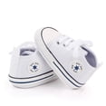 thumbnail image 4 of Zapatillas para bebé KKIIDDSS 0-6 meses suela de goma blanca, 4 of 7