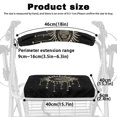 thumbnail image 6 of HELLHERO Black Gold Sun ThemeNon-Slip Cover Backrest Covers Seat Back Covers & Easy Installation Stretchable Material and Sun & Dust Protector for Seniors, 6 of 7