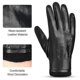 thumbnail image 4 of Men Sheepskin Leather Gloves Outdoor Sport Warm Wool Lined Vintage Daily Dress Driving Gloves, 4 of 5