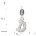 thumbnail image 3 of 925 Sterling Silver Dainty Letter D Initial Name Monogram Necklace Pendant Charm, 3 of 8