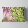 thumbnail image 2 of Designart Beautiful Mint Flowers in Garden - Floral Throw Pillow - 12x20, 2 of 5