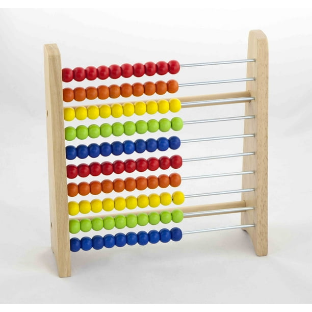 pink wooden abacus